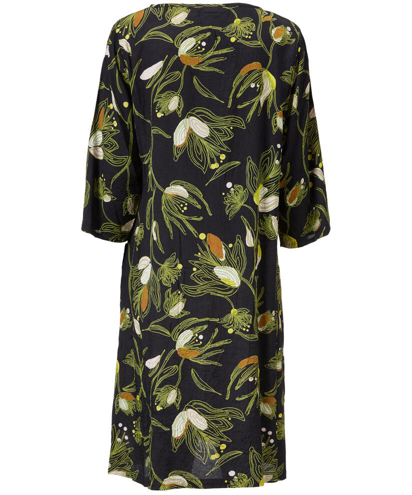 NONIE DRESS, Green Sheen