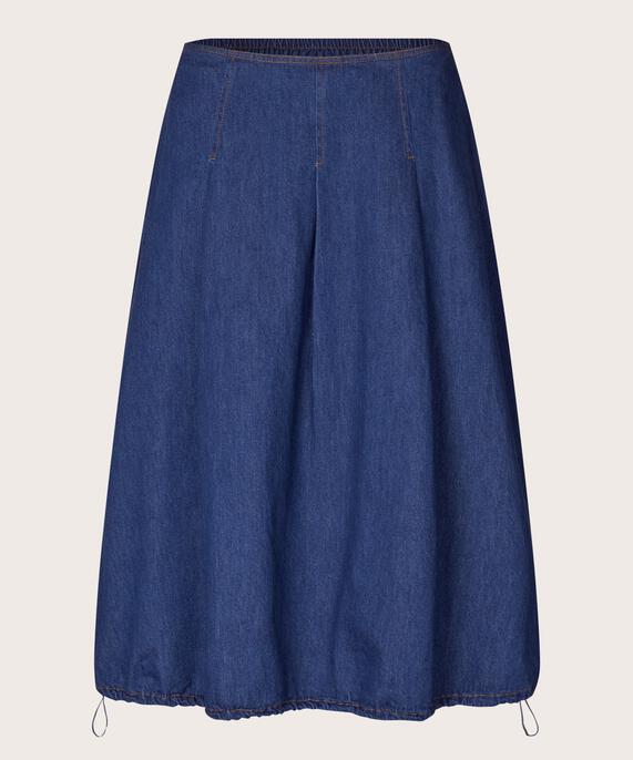 Stephi Denim Skirt, Dark Denim
