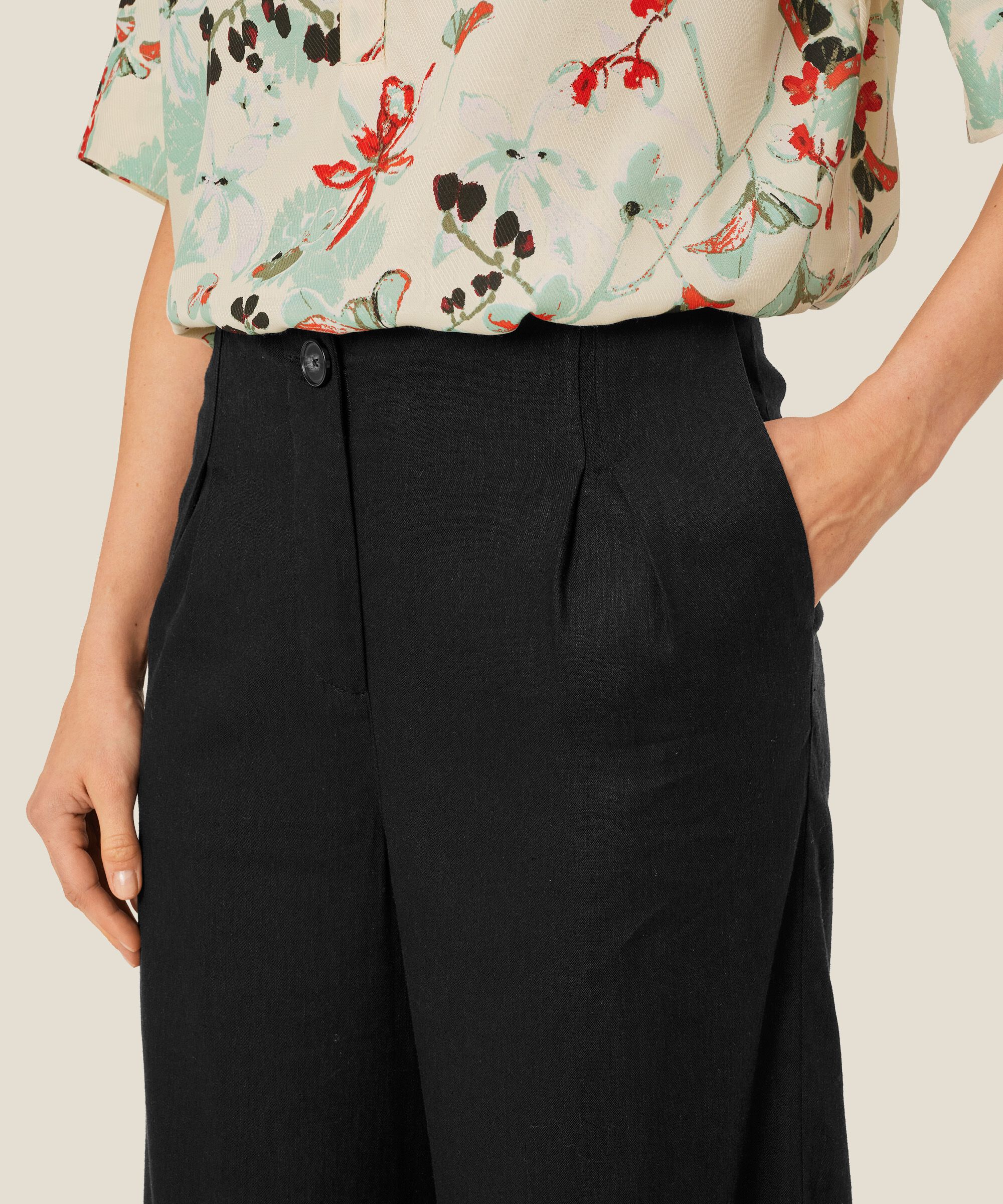 Parmone Trousers, Black