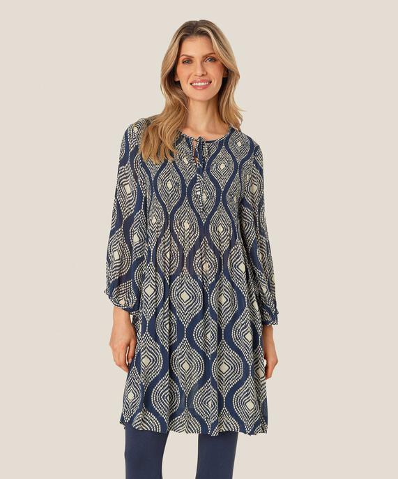 Galamia Tunic, Mood Indigo