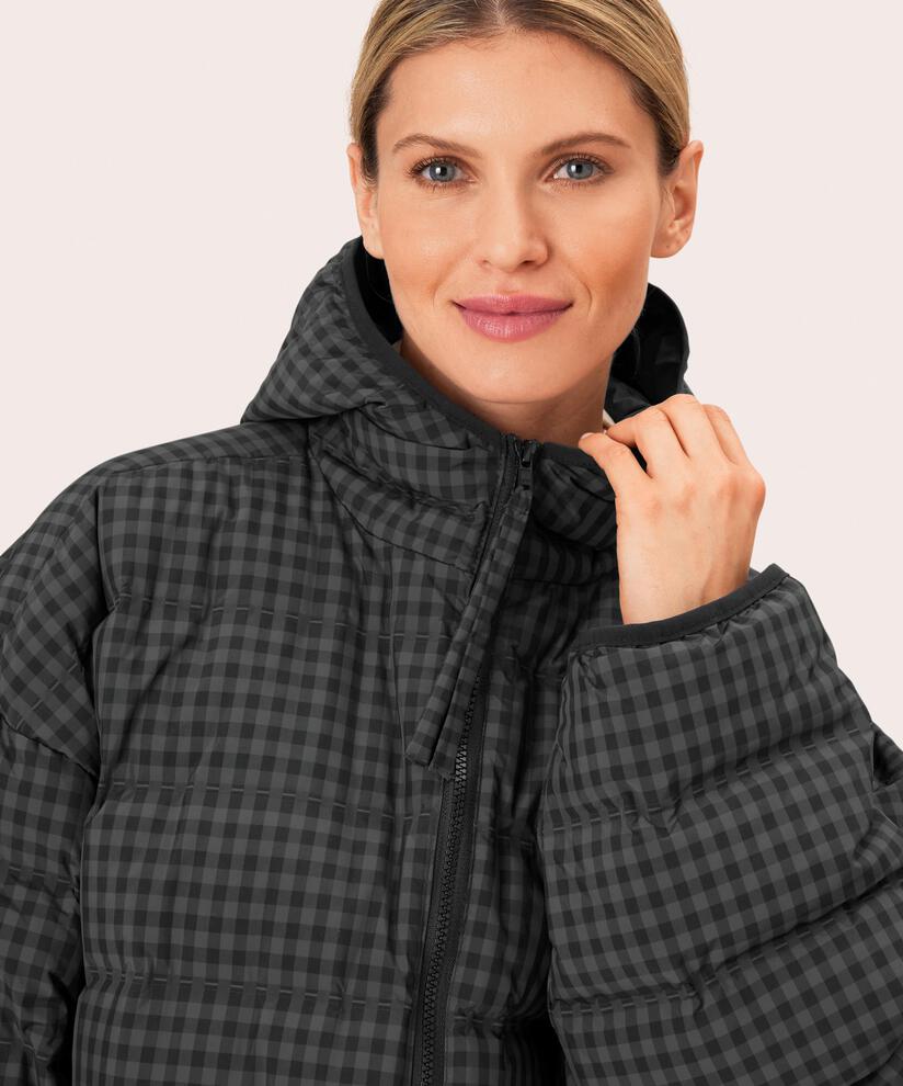 Tika Down Coat, Volcanic/Blk