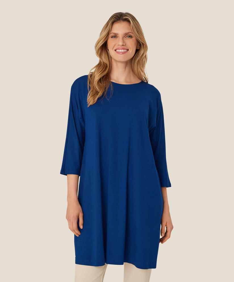 Gertine JERSEY Tunic, Navy Peony