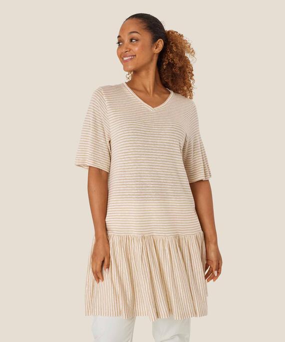 Gal JERSEY Tunic, Pale Khaki