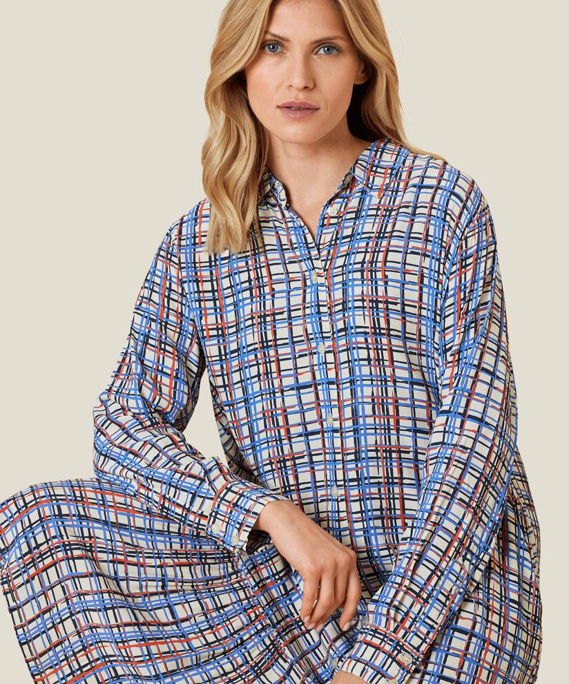 NECOLE SHIRT DRESS, Granada Sky