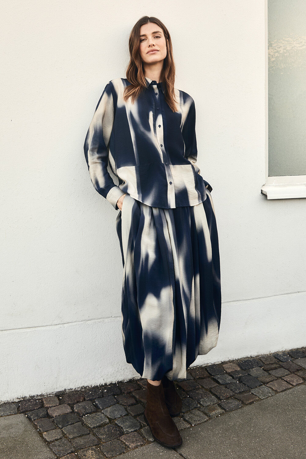 Inanne Shirt - Navy Blazer, Saraid Skirt - Navy Blazer