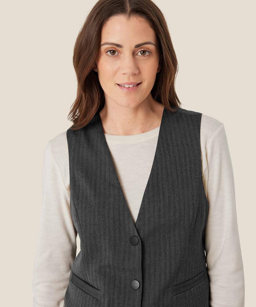 Jordyn Waistcoat, D. Grey mel.