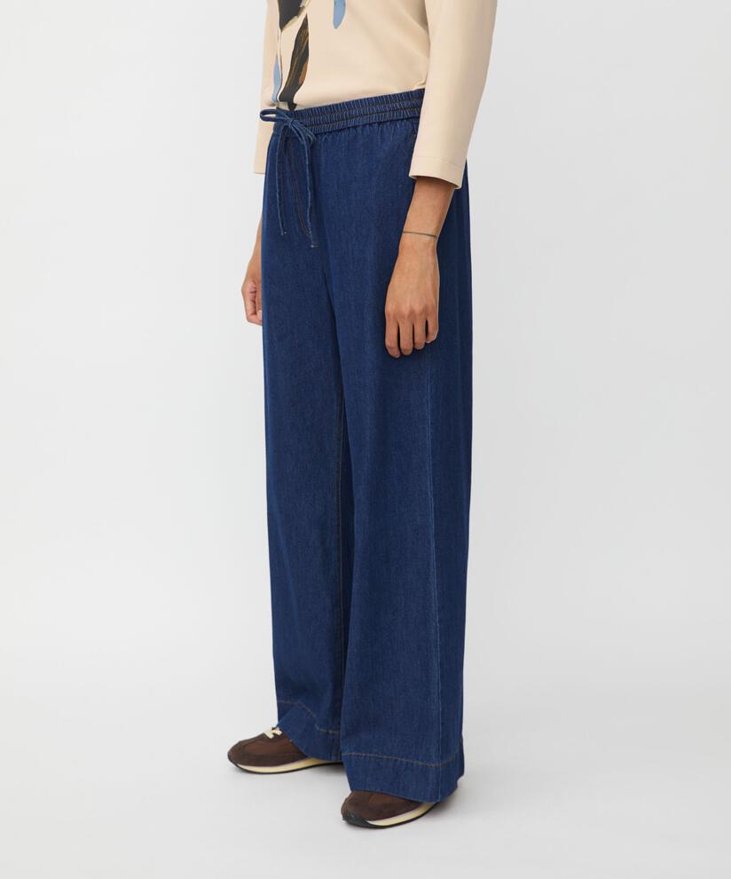 Polyxena Denim Trousers, Dark Denim
