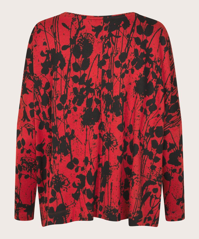 Barr JERSEY Top, Scarlet Sage