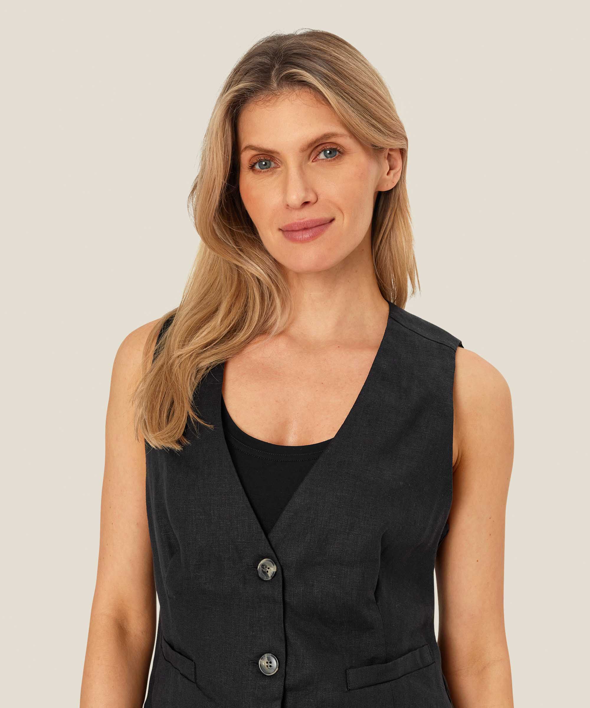 Jordyn Waistcoat, Black