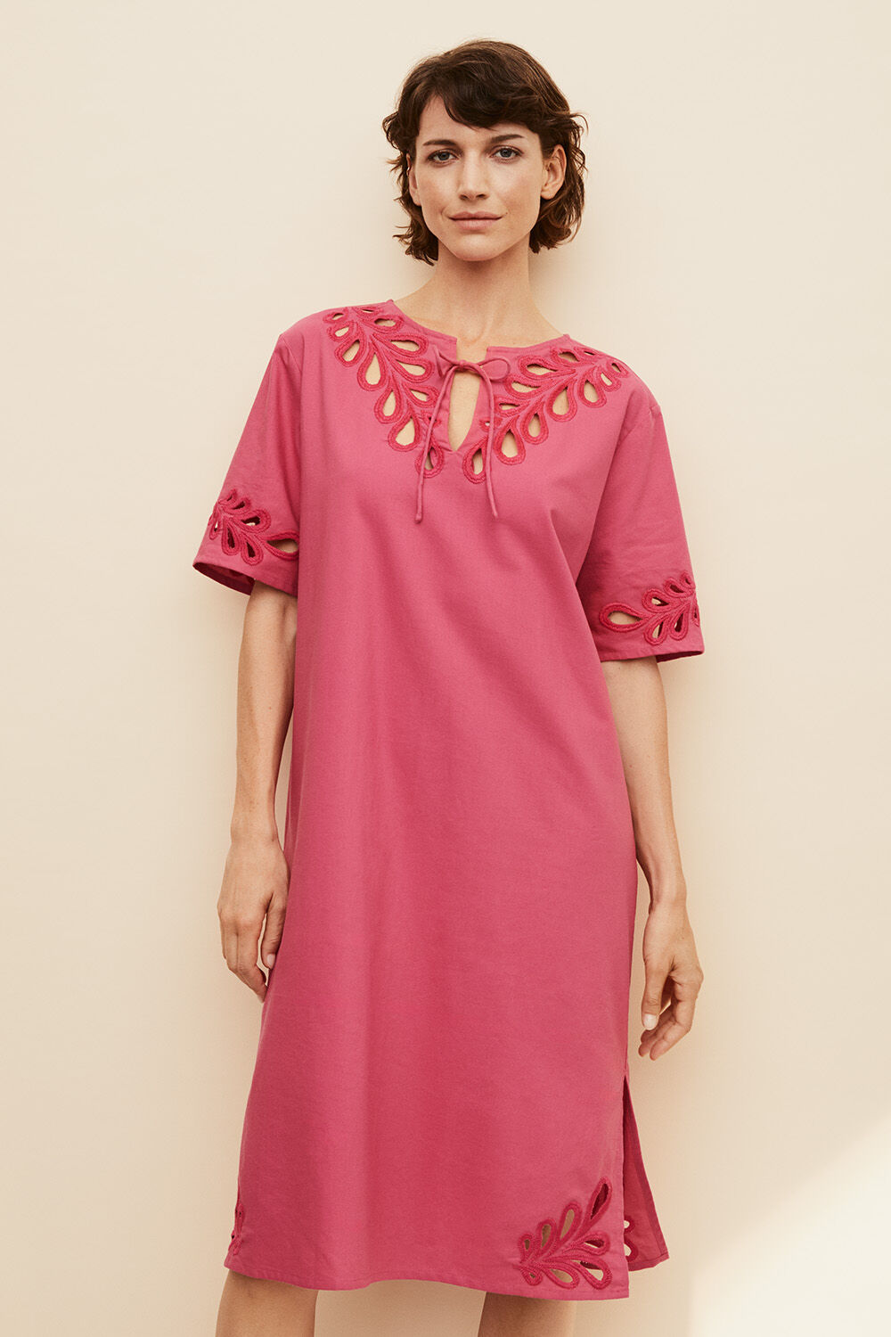 Noretta Dress - Carmine