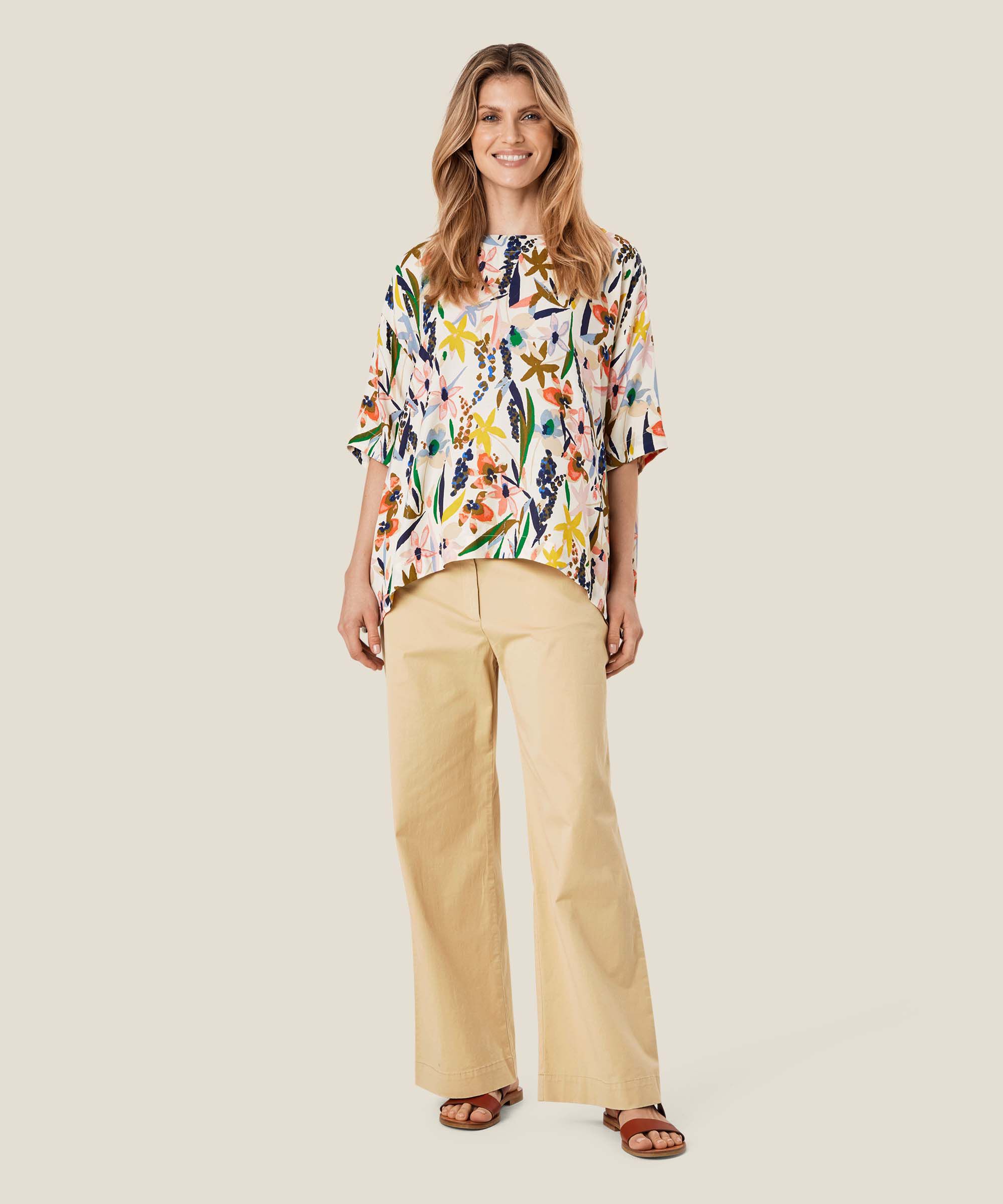 Pamila Trousers, Pale Khaki