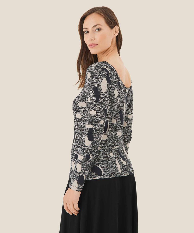 Barani JERSEY Top, Black