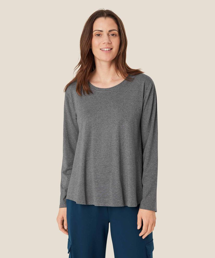 Badisna JERSEY Top, D. Grey mel.