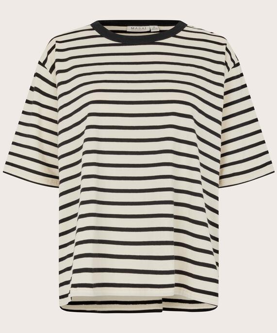 Doreann Jersey Top, Black