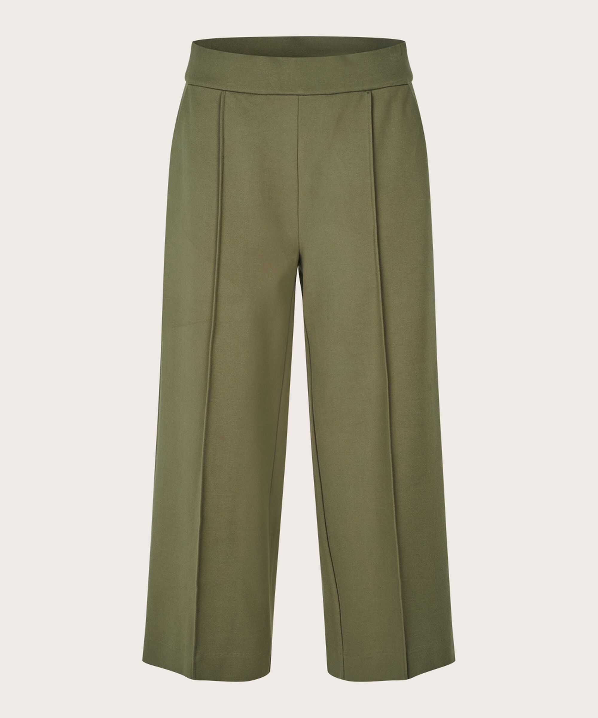 Piana JERSEY Trousers, D. Lichen Green