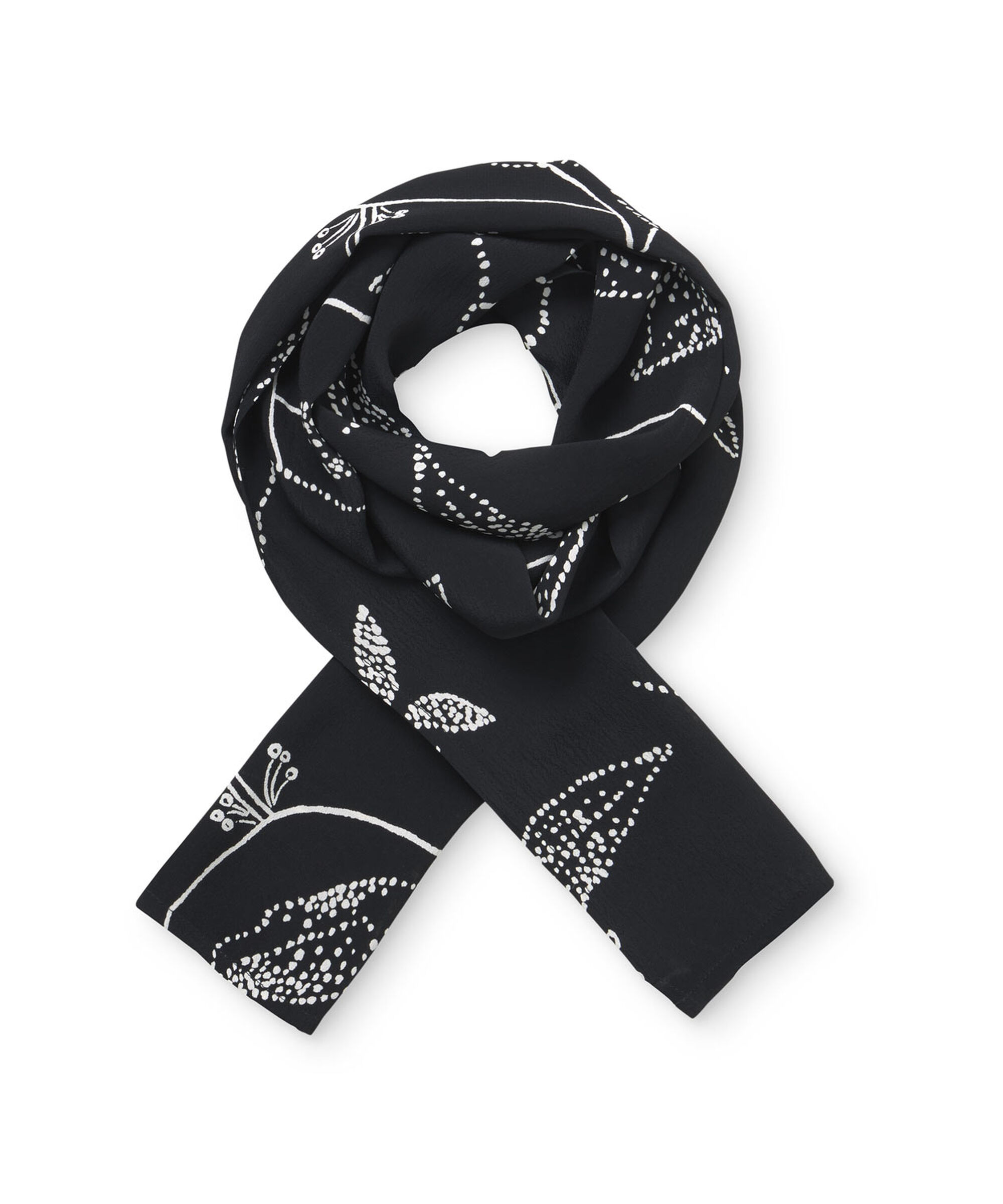 ALONG SCARF, Black