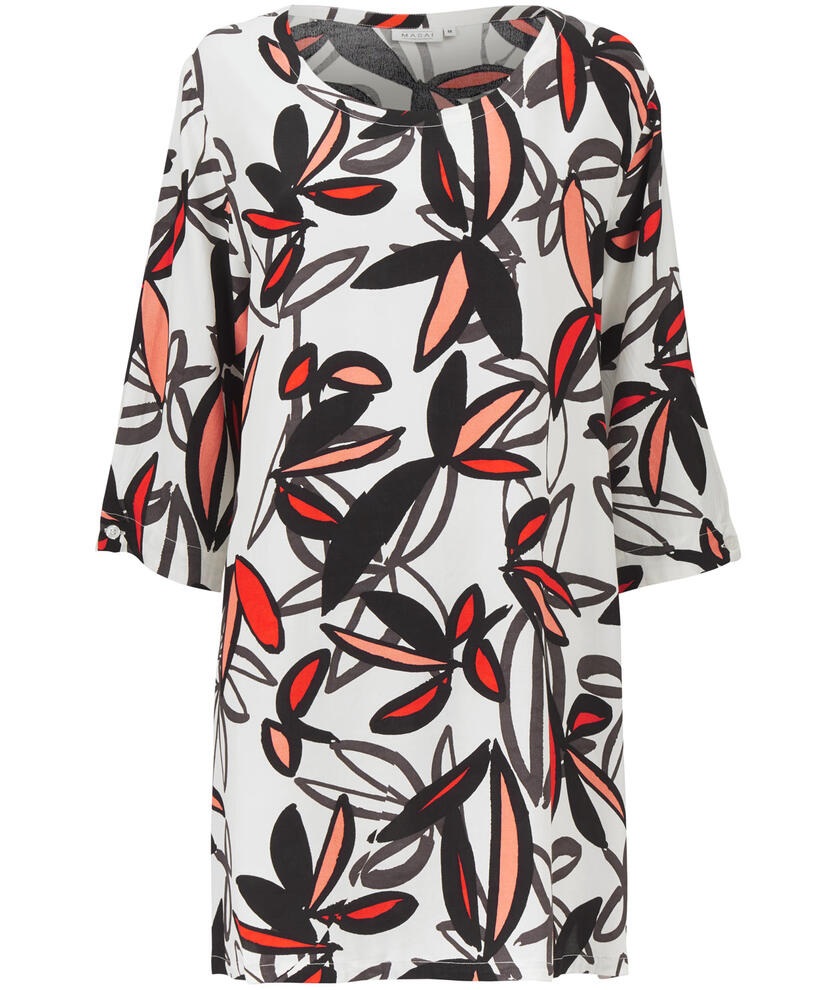 GARNETTA TUNIC, Valient Poppy