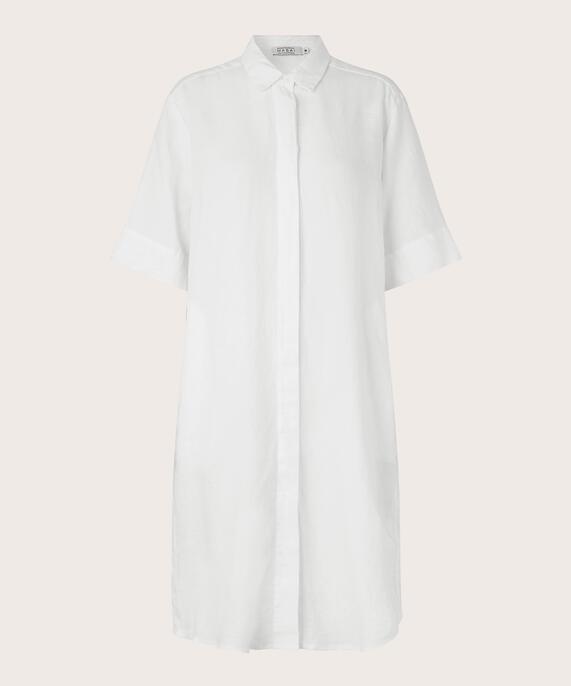 NYKOLIA SHIRT DRESS, White