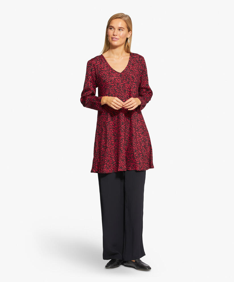 VEGA TUNIC, Scarlet Sage