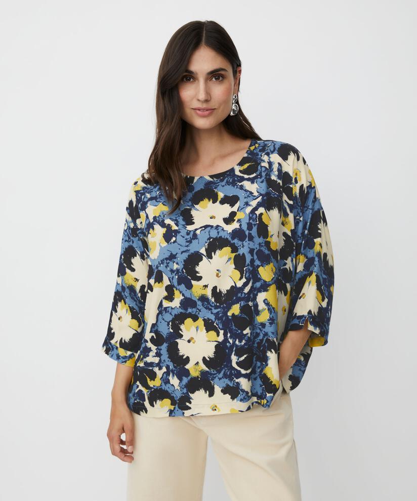 Becca Blouse, Proven Blue