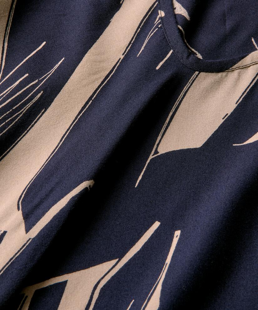 Kala Blouse, Navy Blazer