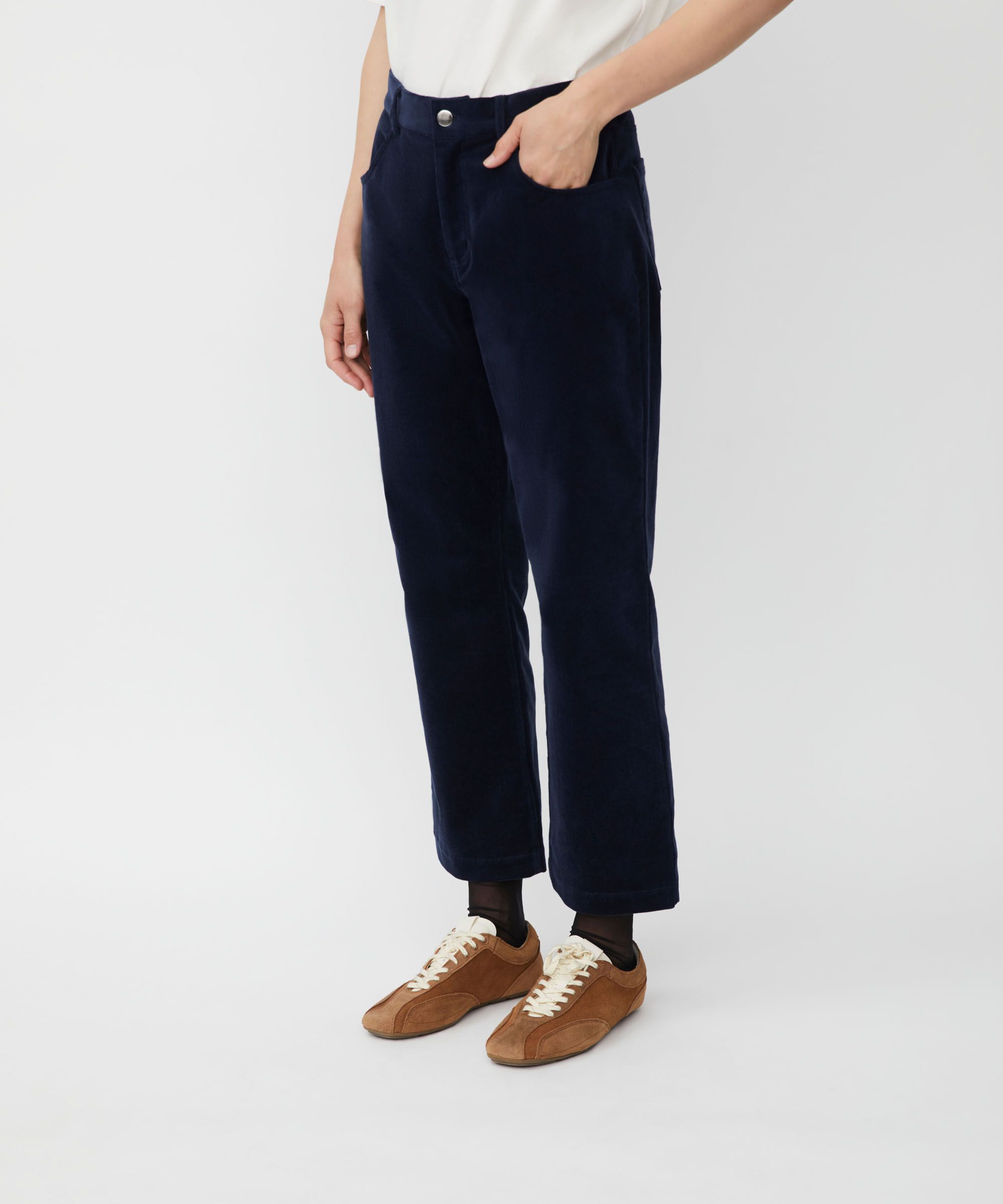 Portisca Trousers, Navy Blazer