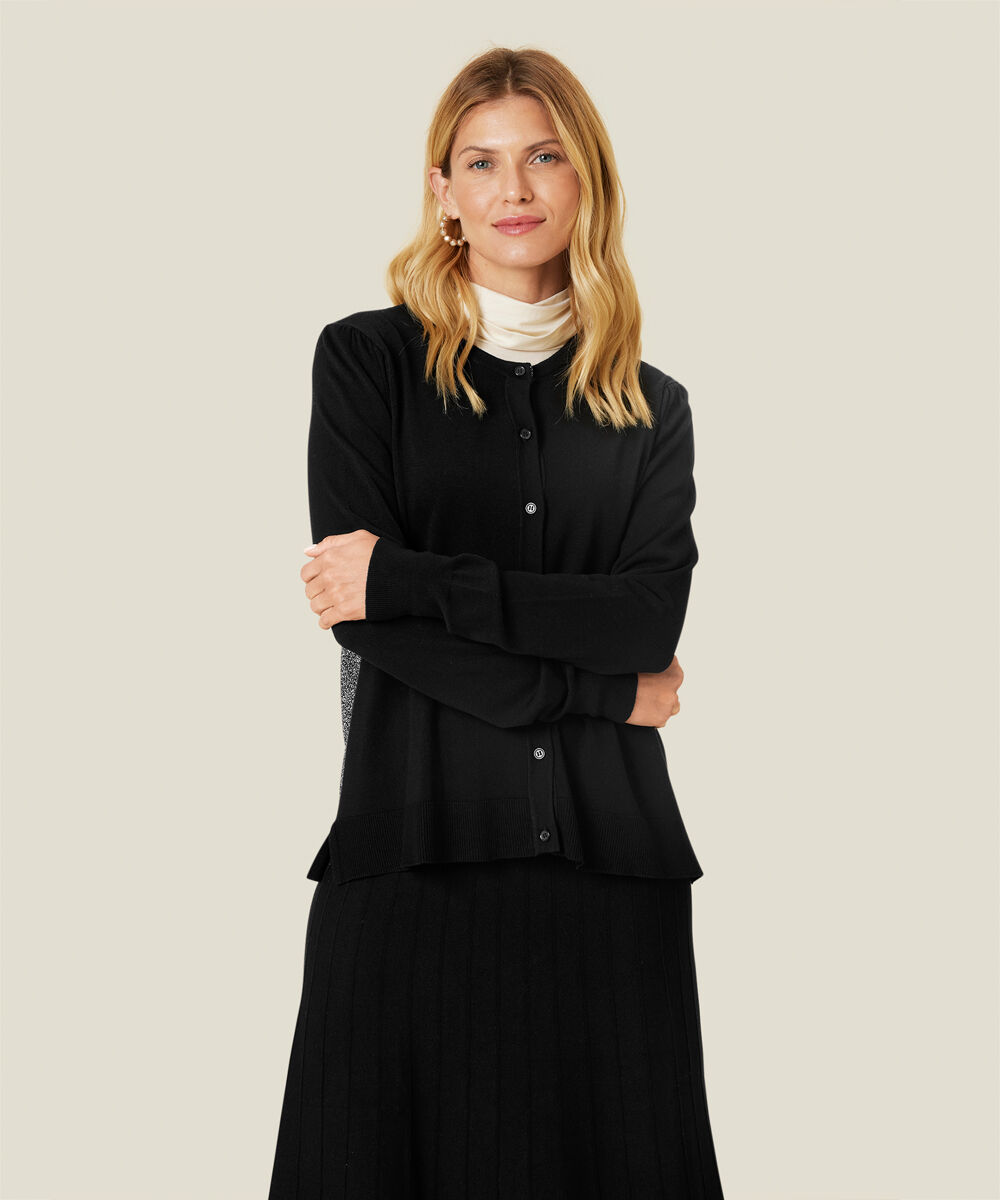 LIANA CARDIGAN, Black
