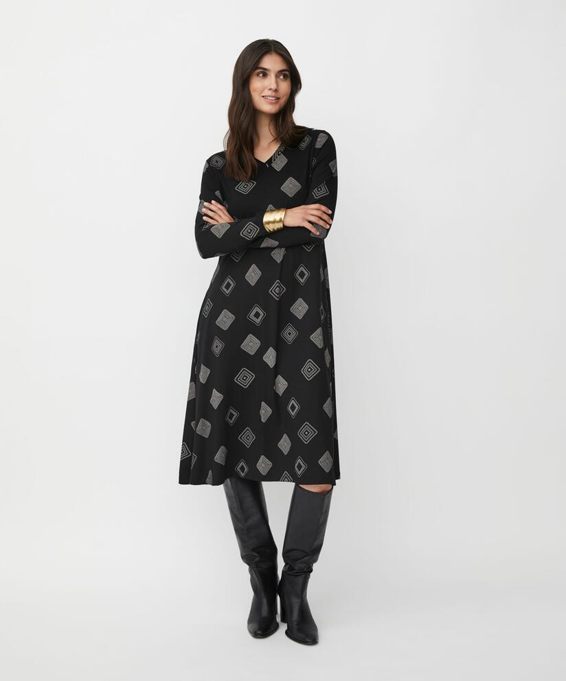 Natsuko JERSEY Dress, Black