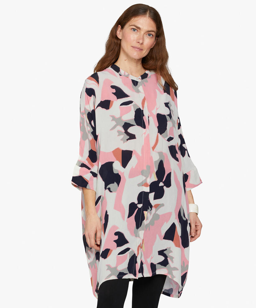 IOSETTA SHIRT DRESS, Peach Blossom
