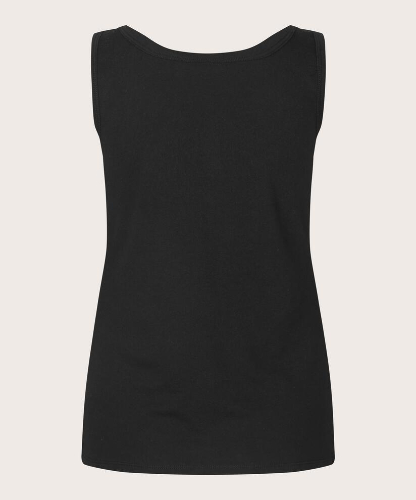 Elviora JERSEY Top, Black