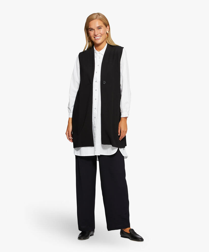 JORGINE VEST, Black