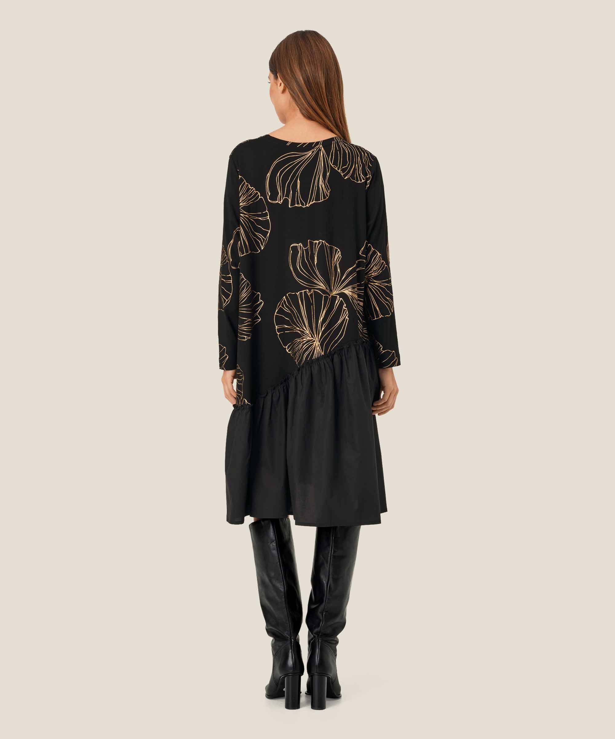 Nellina JERSEY Dress, Gold