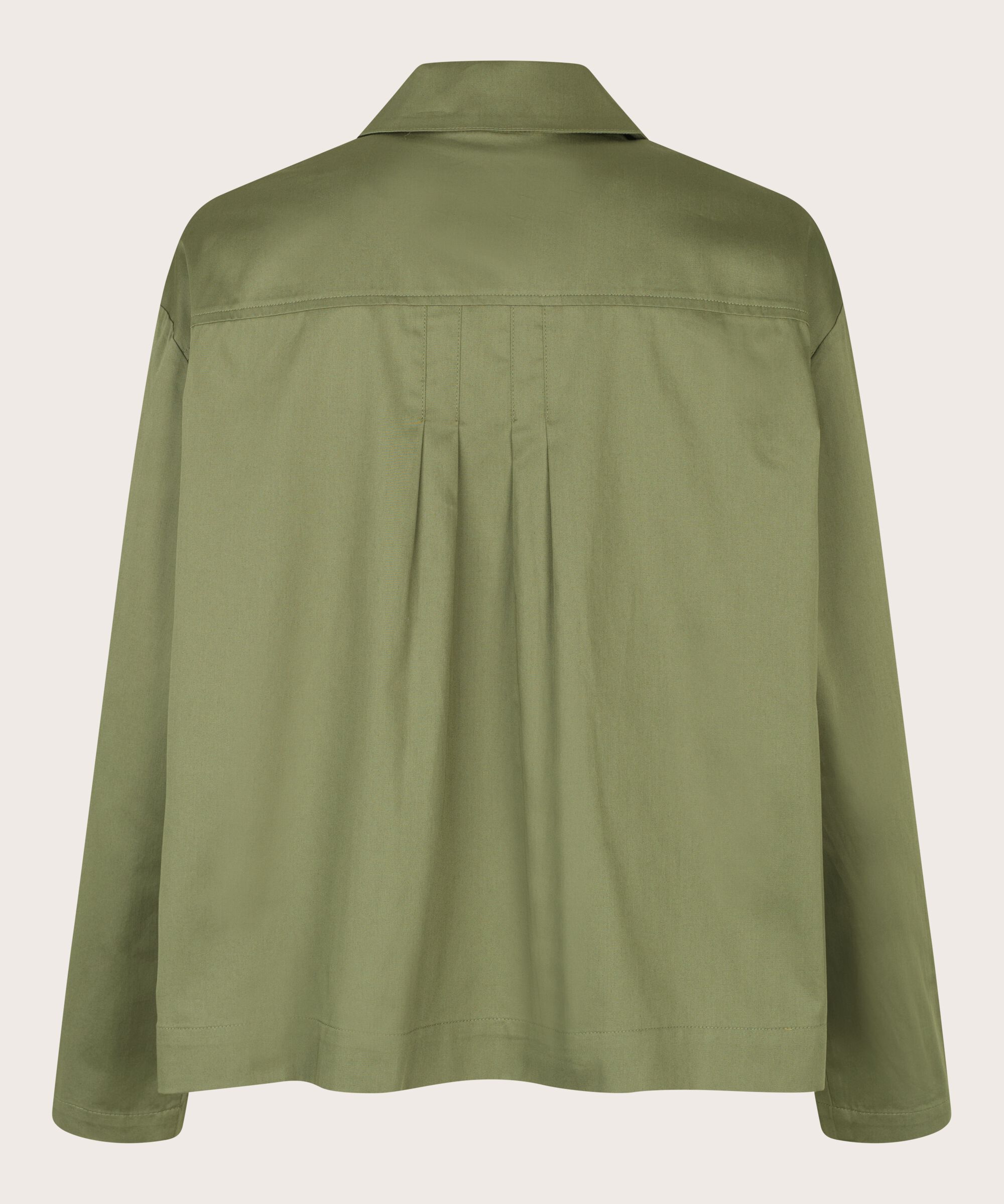 Icara Shirt Jacket, Loden Green