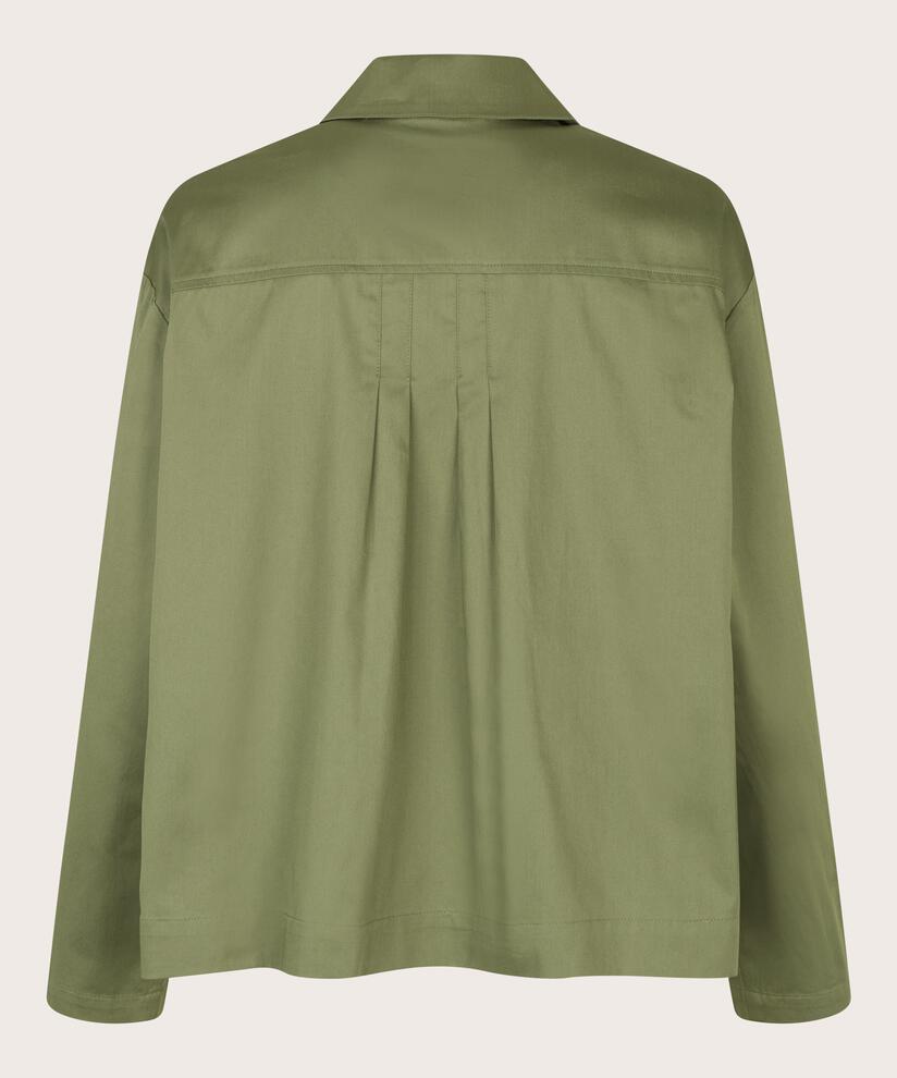 Icara Shirt Jacket, Loden Green