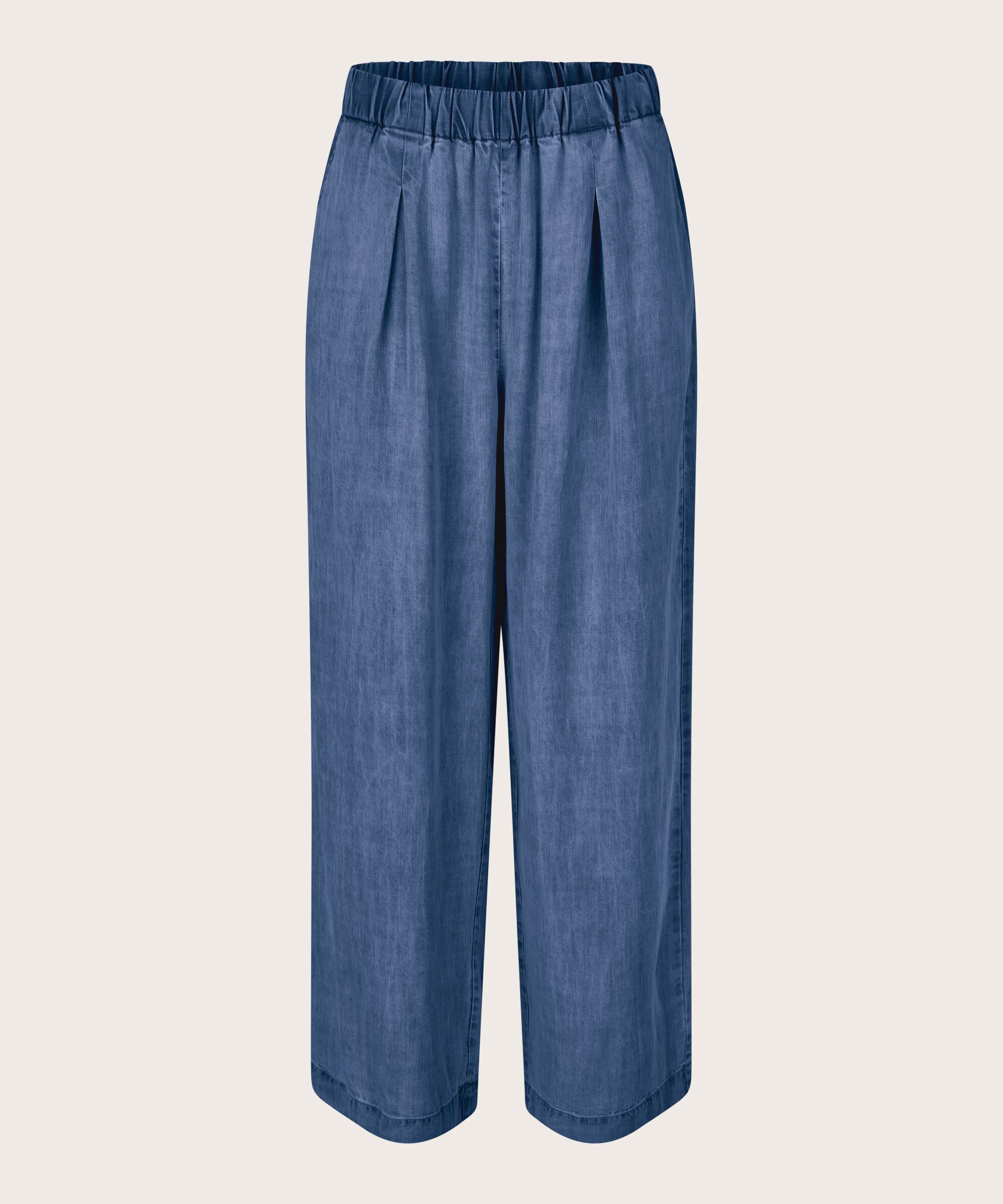 Pascula Denim Trousers, Washed denim