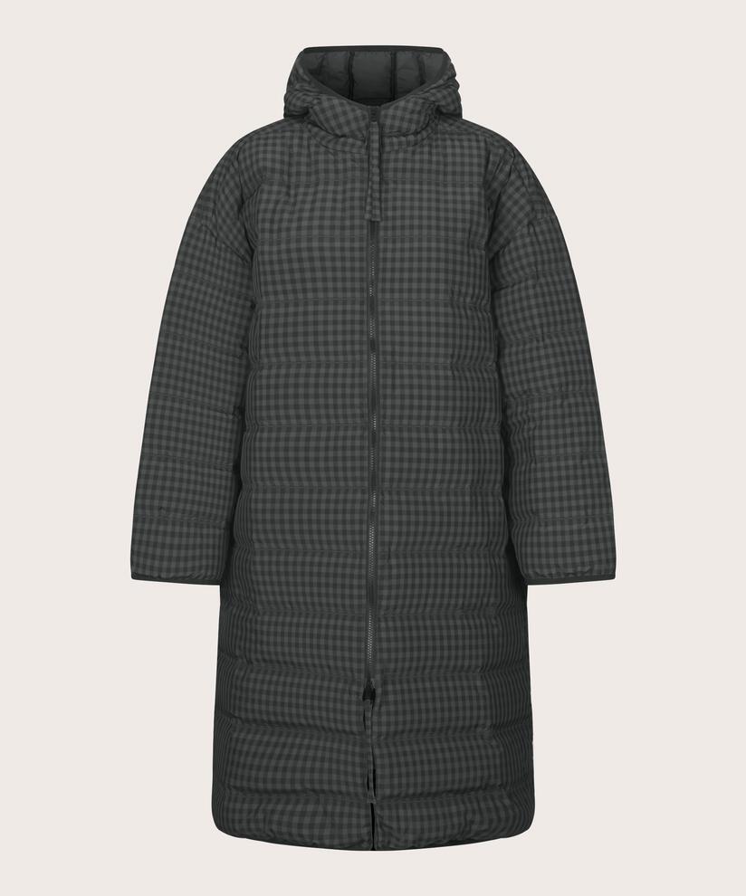 Tika Down Coat, Volcanic/Blk