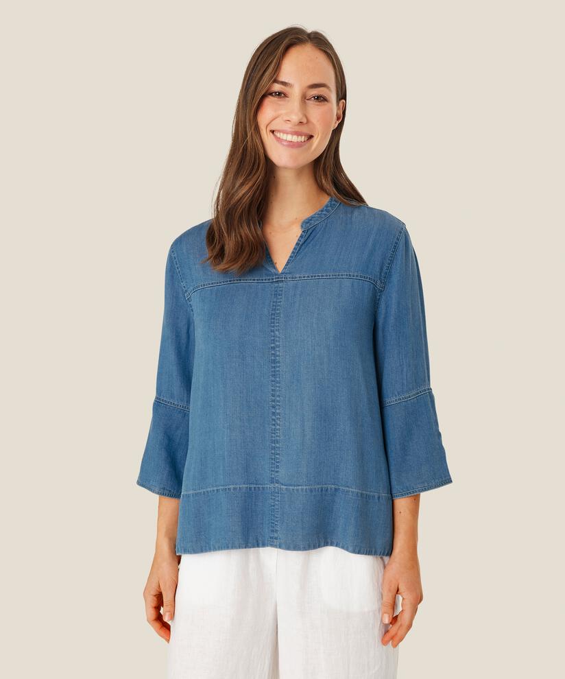 Deirdre Blouse, Light Denim