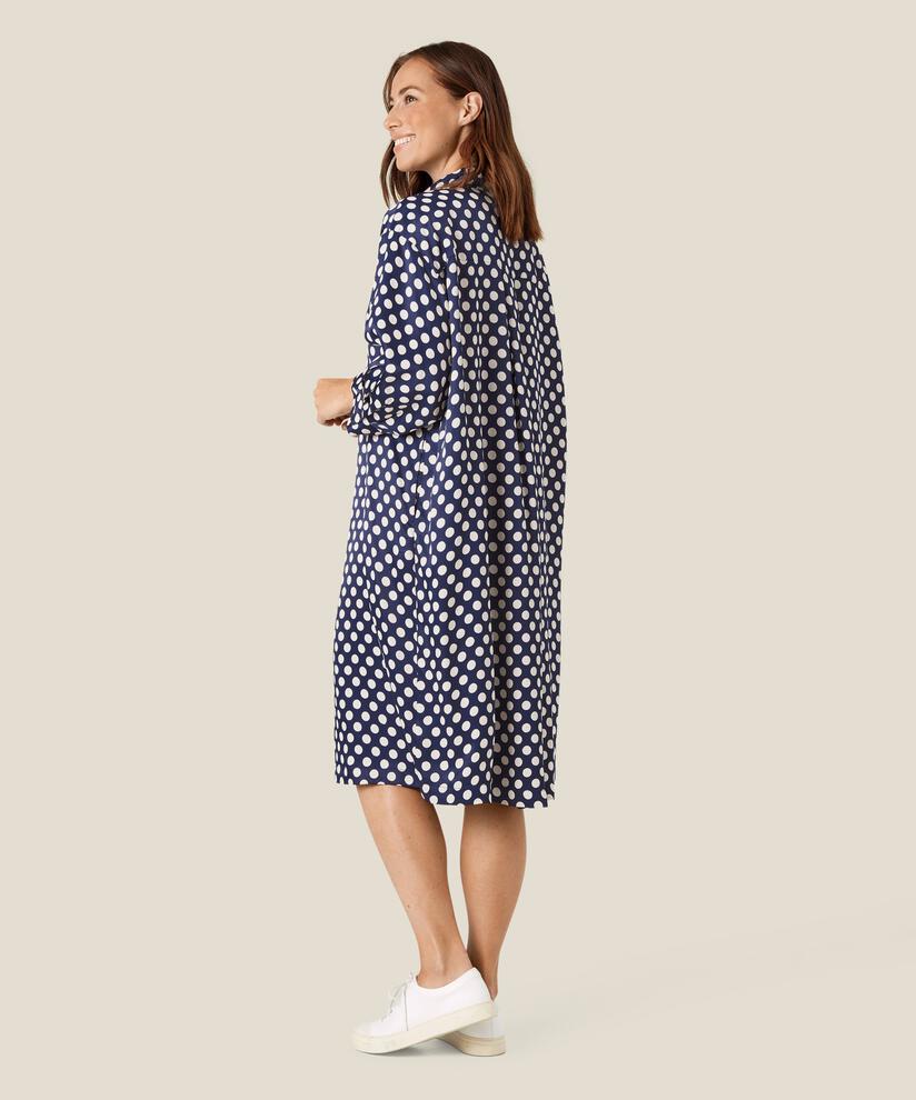 Nodile Dress, Navy Blazer
