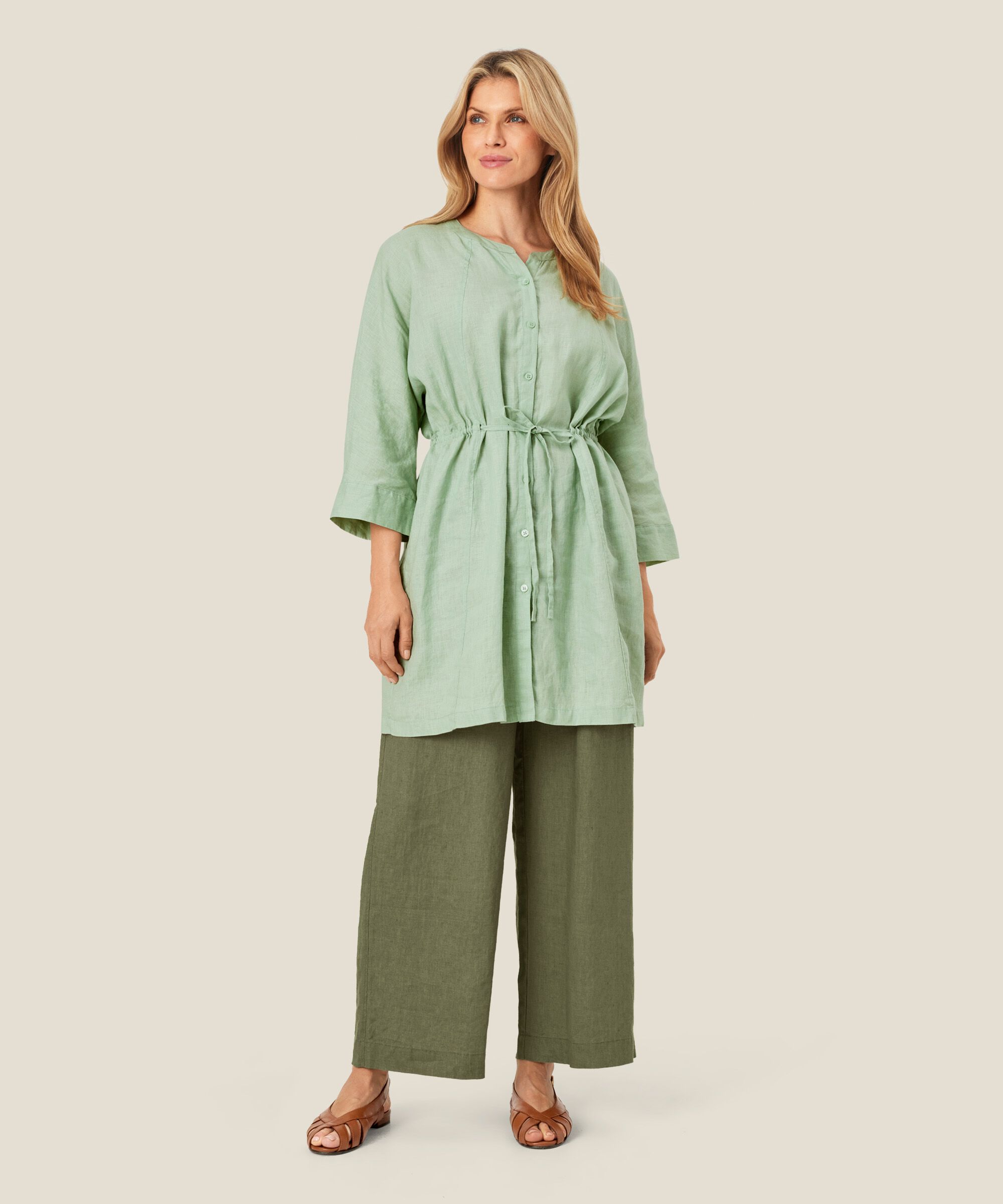 Parini Trousers, D. Lichen Green