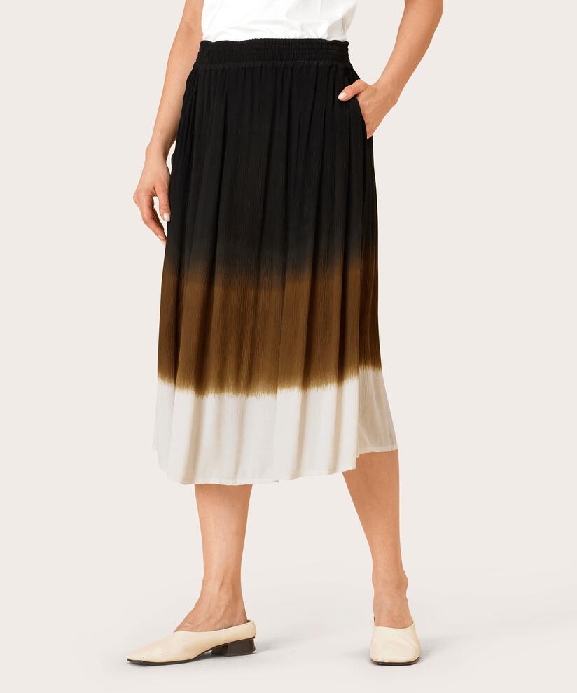 SONYA SKIRT, Bronze Brown
