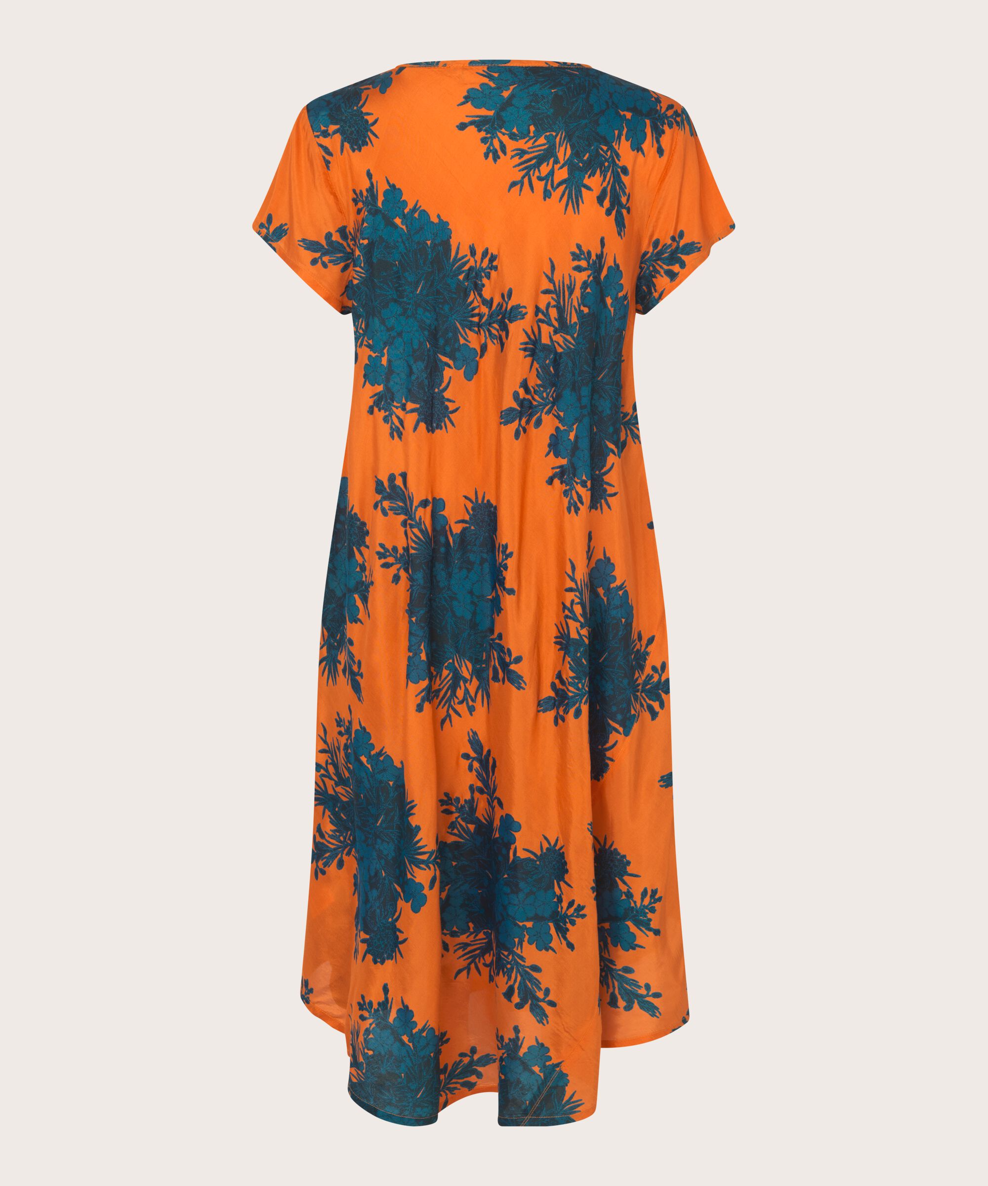 Nebili Dress, Russ Orange