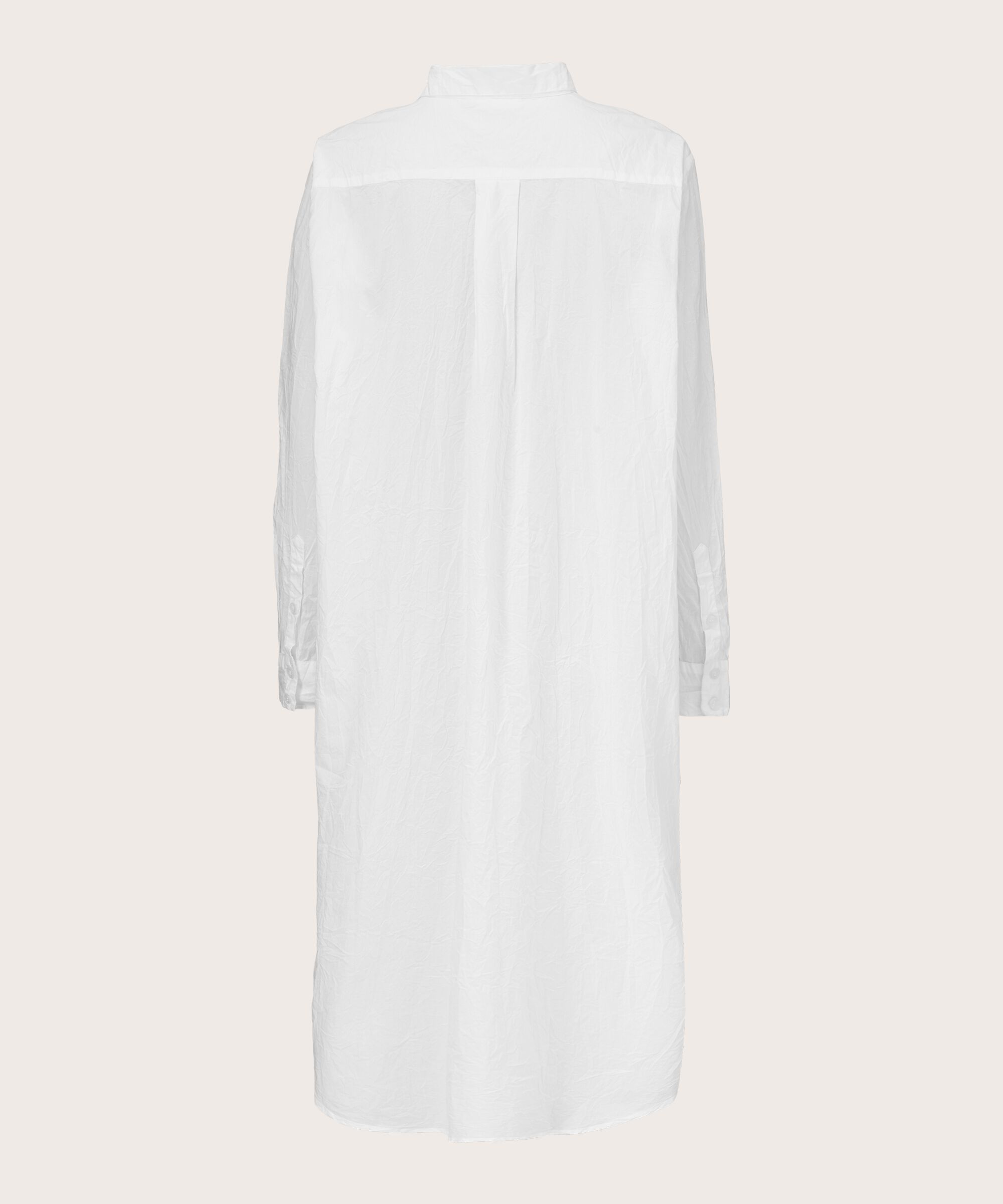 NEVA SHIRT DRESS, White