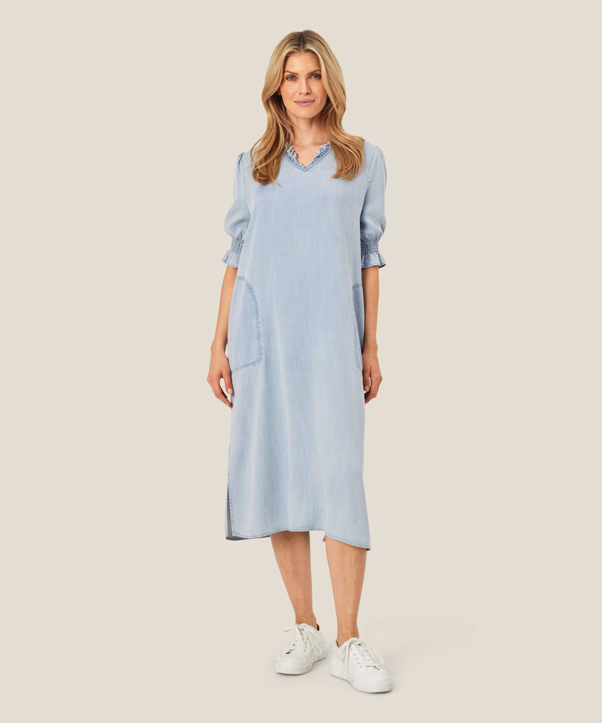 Nydelana Denim Dress, Light Denim