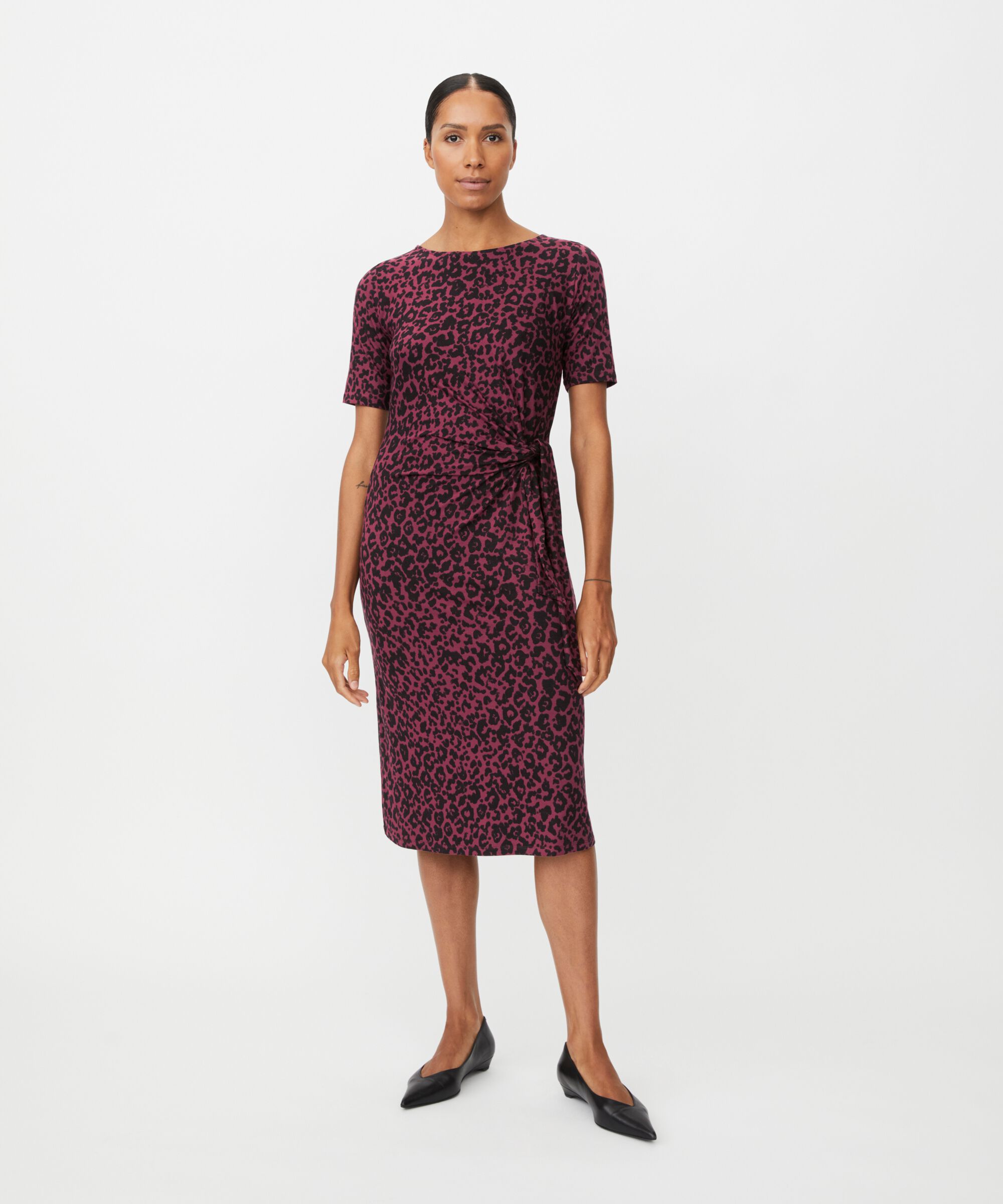 Nerisse JERSEY Dress, Tawny Port