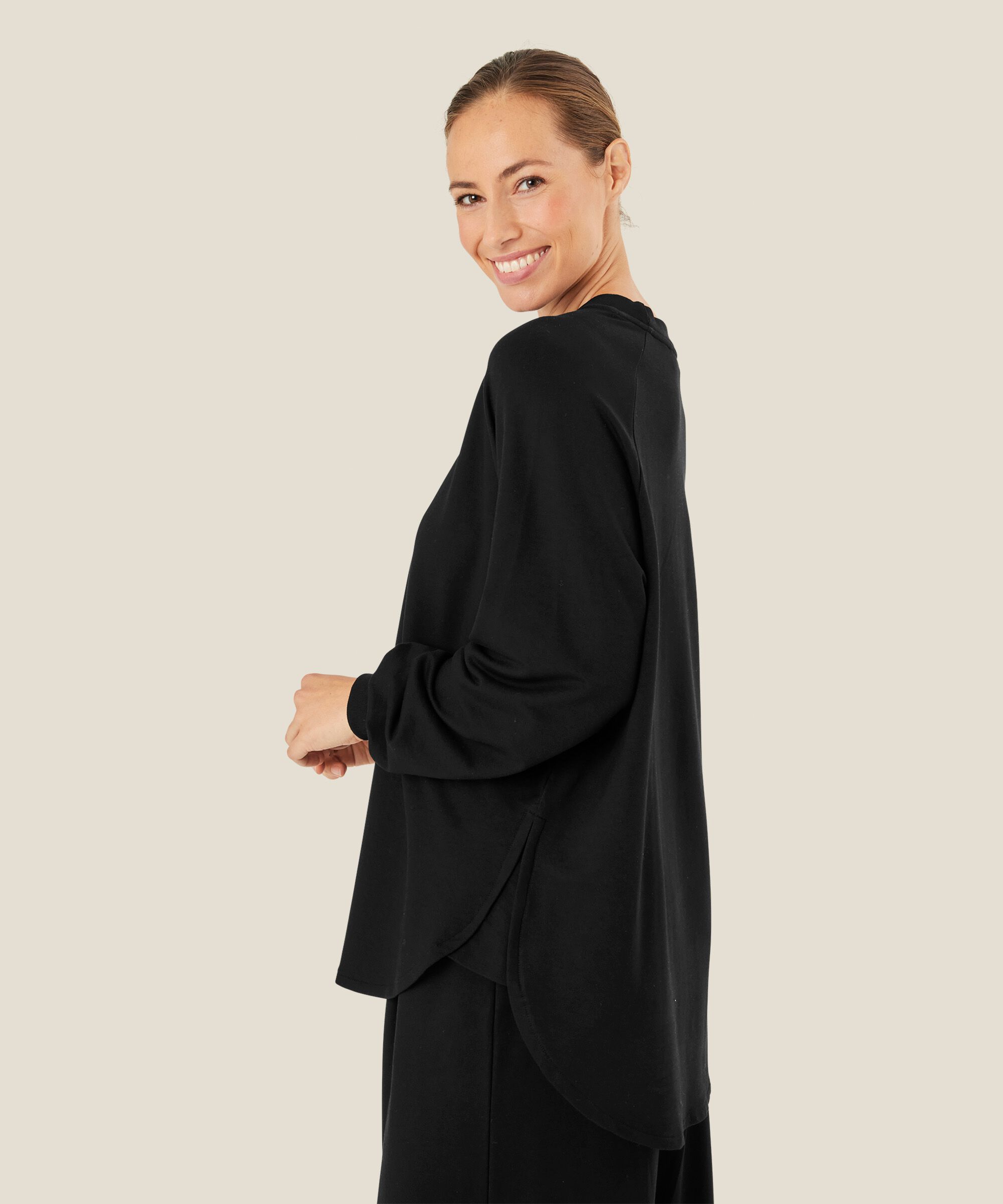 Brine JERSEY Top, Black