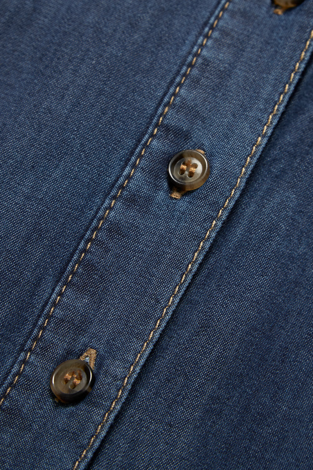 NALFA SHIRT DRESS, D Basic Denim