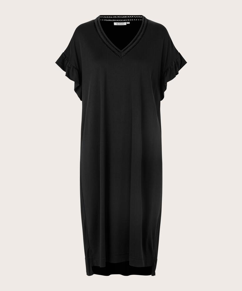 NYSAMA JERSEY DRESS, Black