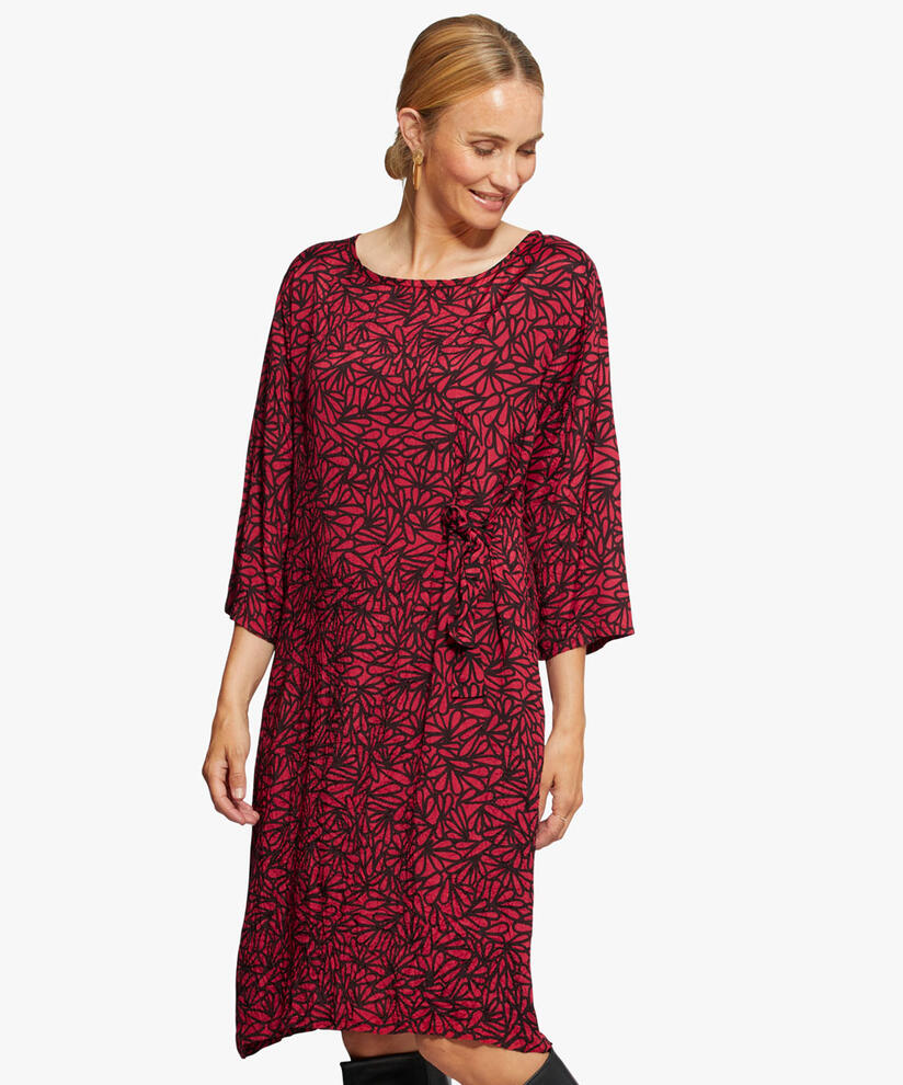 NONIE DRESS, Scarlet Sage