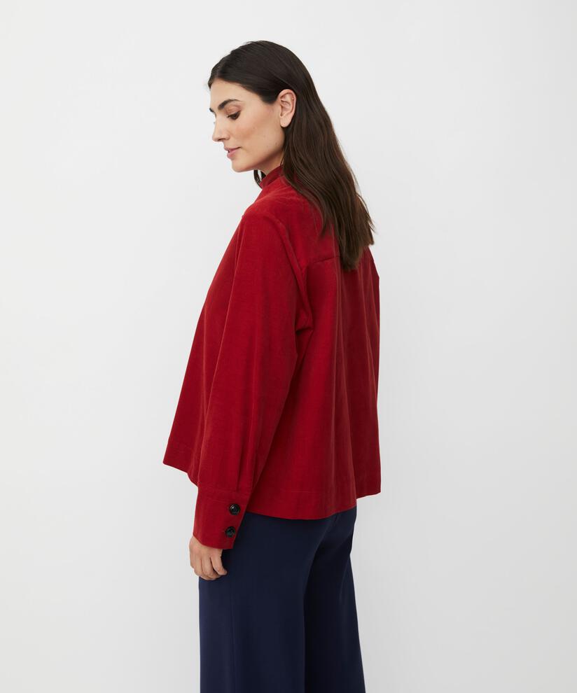 Iowa Shirt, Red Dahlia