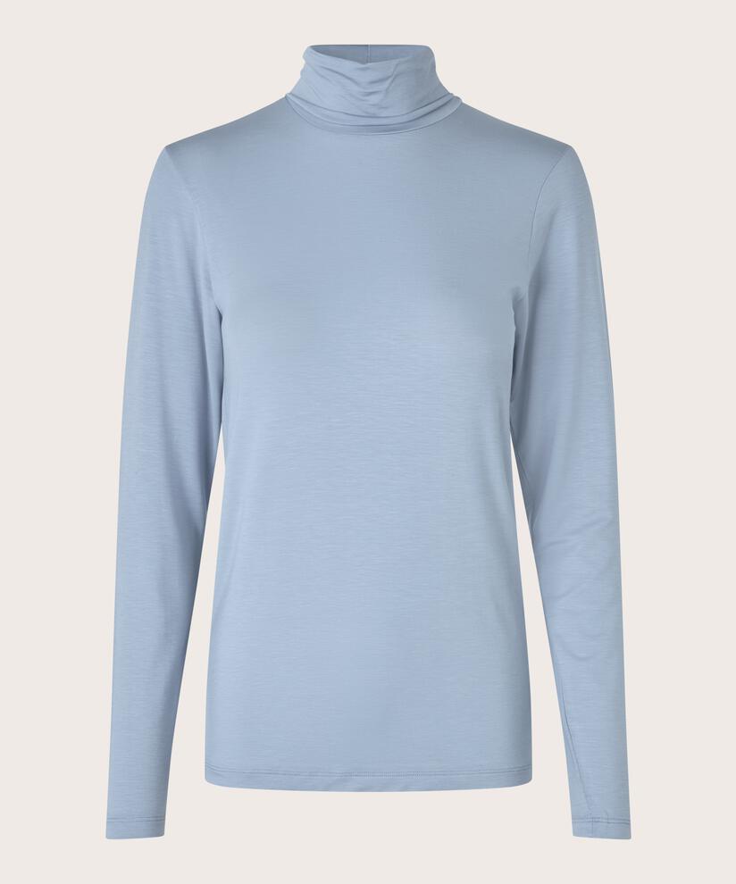 Brooklyn JERSEY Top, Blue Fog